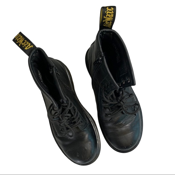 Dr Martens little kid 2 classic combat ankle boots - Picture 5 of 7